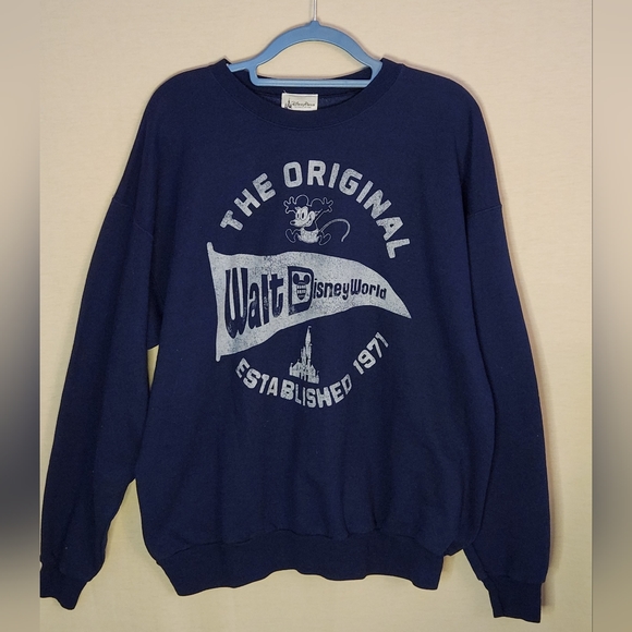 Disney Other - Disney Parks Authentic Original - Dark Blue Sweatshirt - Size XL